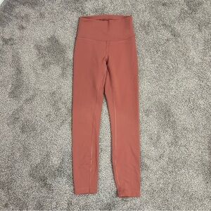 Lululemon Wunder Train High-Rise Tight 25"	In Brier Rose, Size: 4